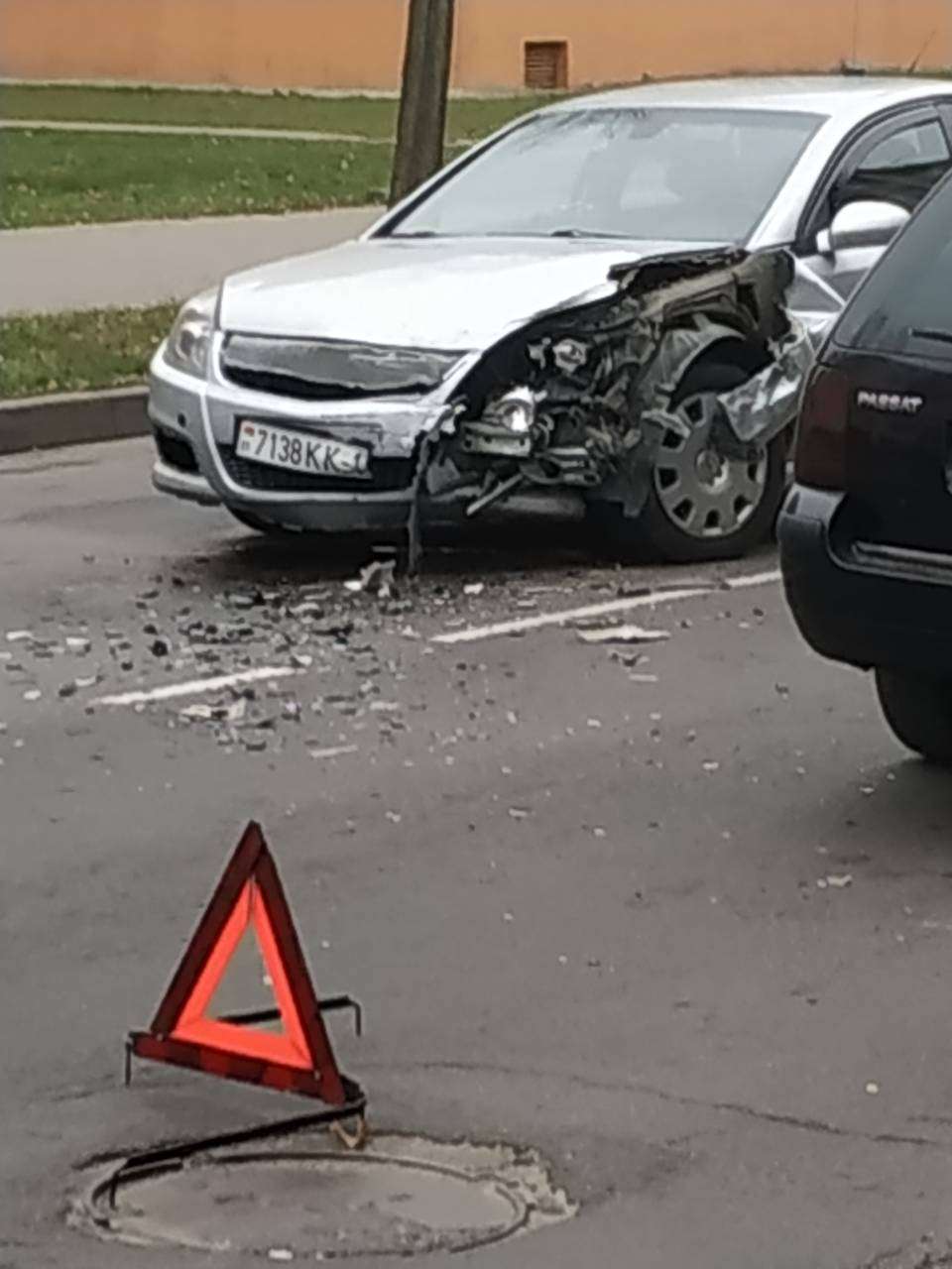 ДТП в Кобрине с участием автомобиля ГАИ в гражданском исполнении