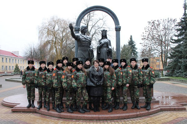 Кадеты Бреста в Кобрине