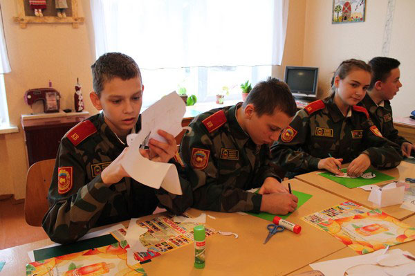 Кадеты Бреста в Кобрине