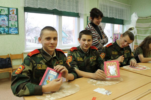 Кадеты Бреста в Кобрине