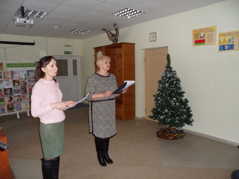 Урок в центральной библиотеке Кобрина