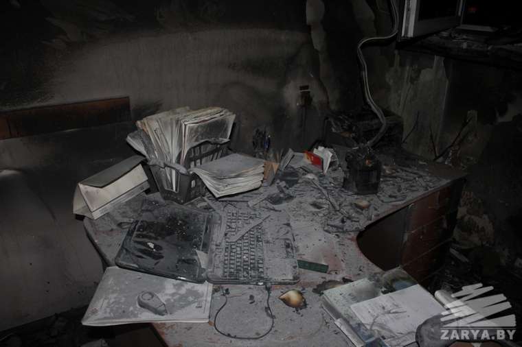 Пожар в университете А.С. Пушкина