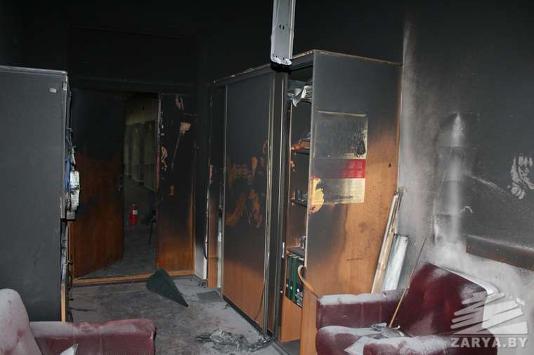 Пожар в университете А.С. Пушкина