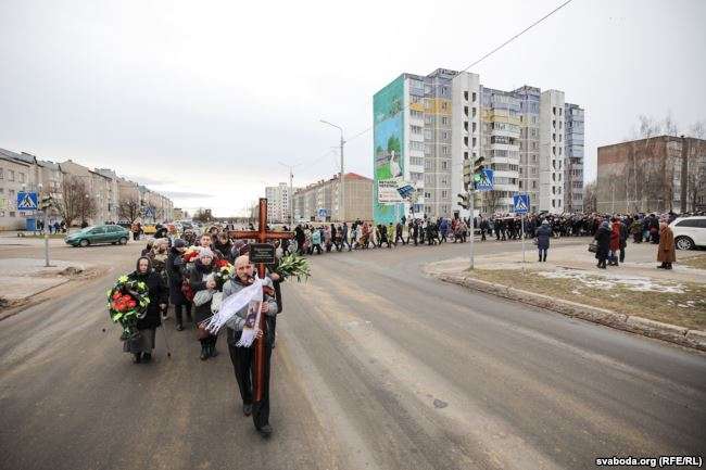 Похороны в Столбцах