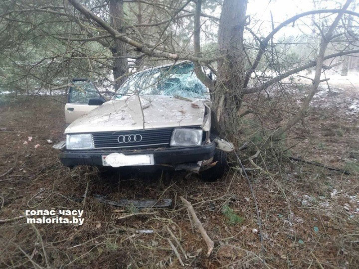 Авария, кобринчанка не справилась с управлением