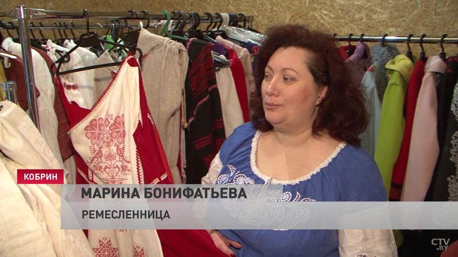 Мастерица из Кобрина Марина Бонефатьева вышиванка