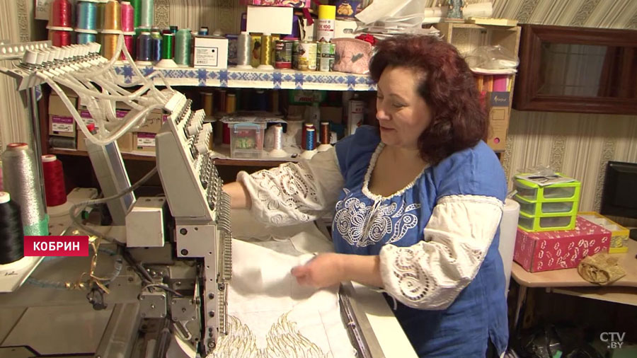 Мастерица из Кобрина Марина Бонефатьева вышиванка