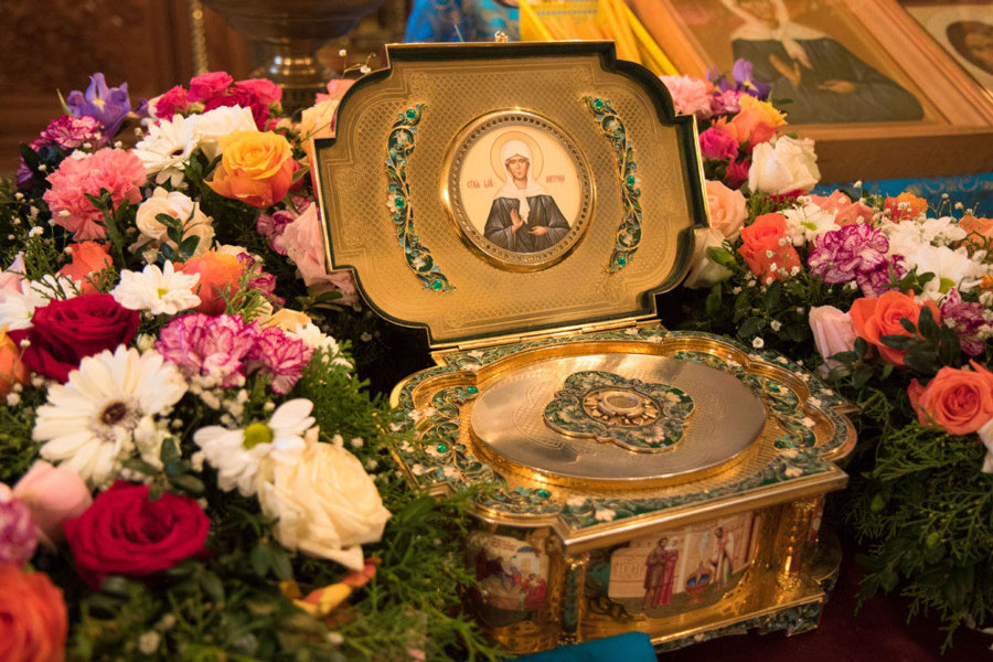 Мощи блаженной старицы Матроны в Кобрине