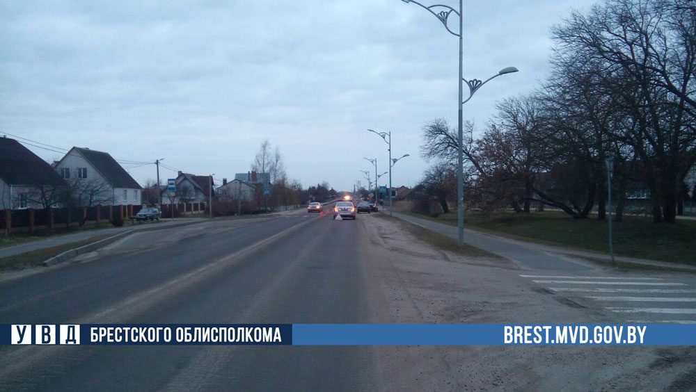 ДТП в Кобрине переехали женщину