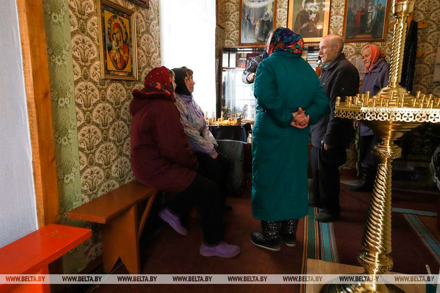 Сгоревшая церковь в Леликово