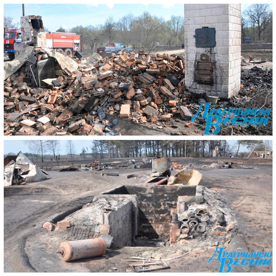 Пажар в Дрогичинском районе