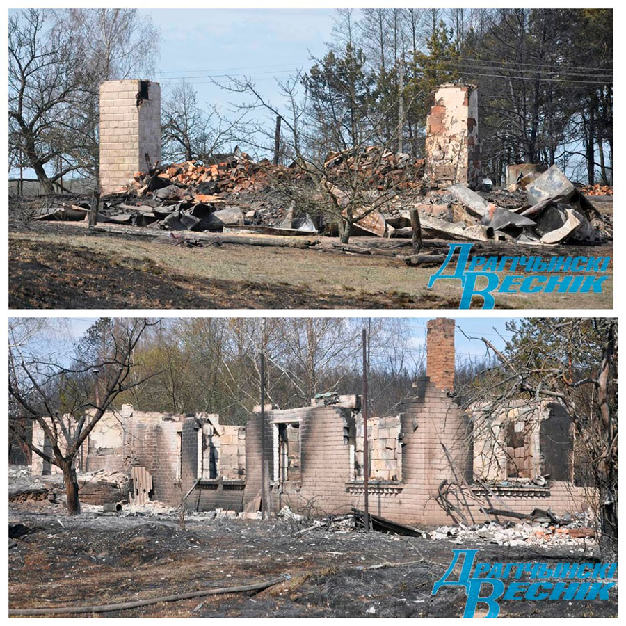 Пажар в Дрогичинском районе