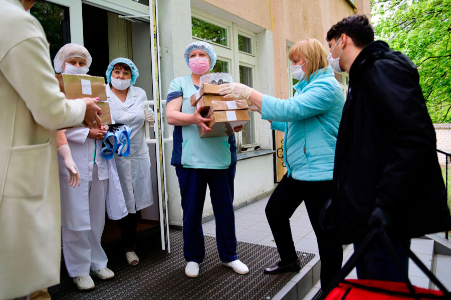 #Пиццувбольницу от ресторана Дискавери