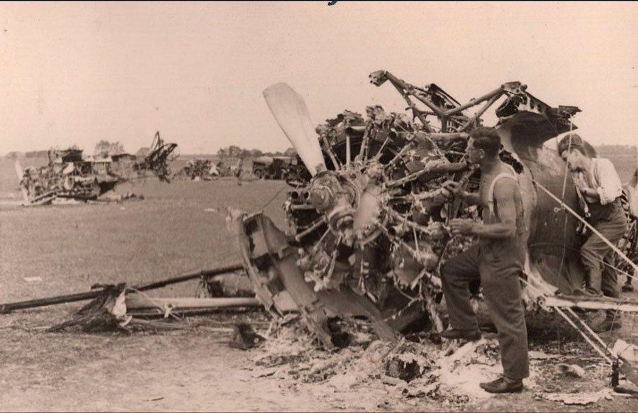 Аэродром в Кобрине, июнь 1941 год
