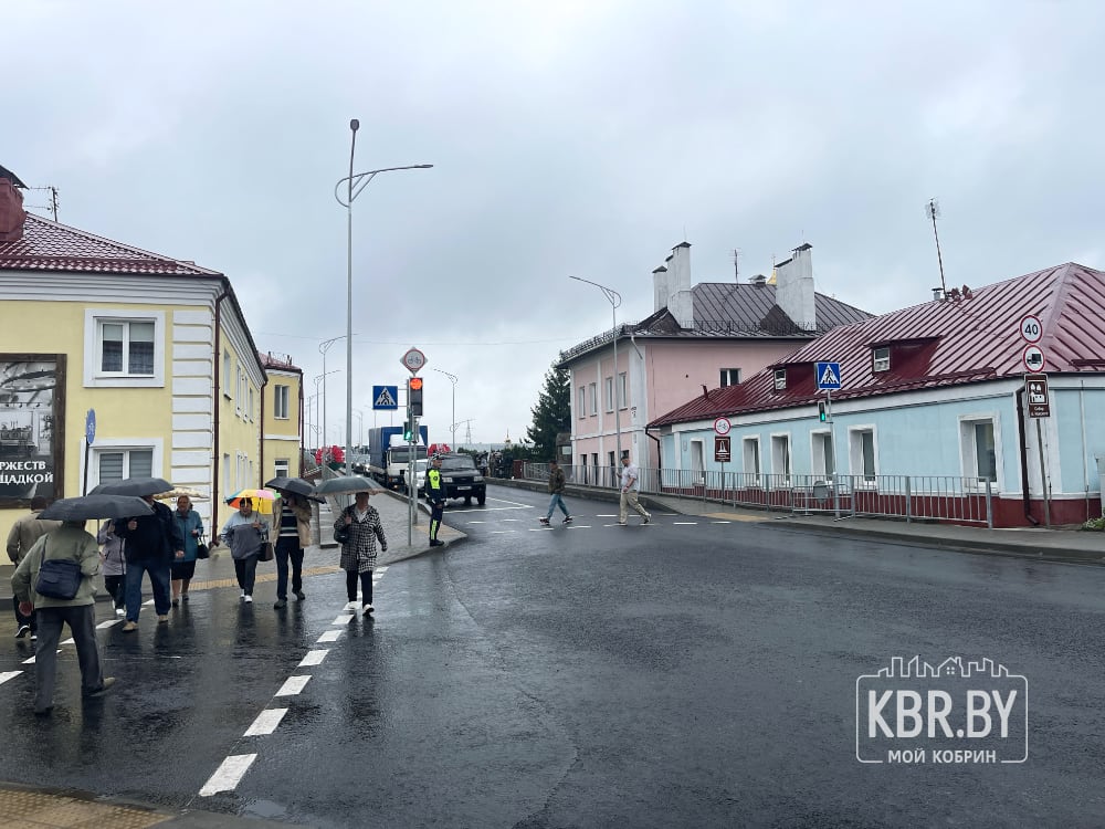 Открытие моста в Кобрине