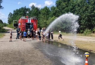 Познавательная встреча со спасателями  в Кобрине
