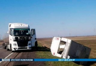ДТП с участием грузового автомобиля
