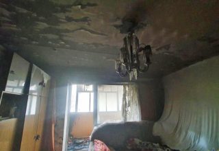 В Кобрине из огня спасли пенсионерку