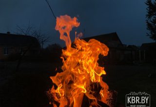 В пожаре в Кобрине погиб человек
