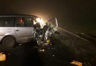 Возле Кобрина крупное лобовое ДТП с участием нескольких автомобилей