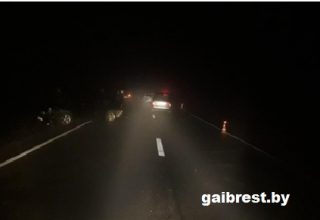 Автобус с туристами попал в ДТП под Кобрином