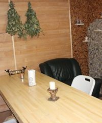 Русская баня на дровах