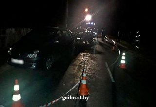 В результате двойного наезда погиб житель Кобринского района