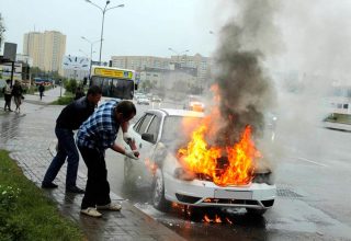 В Кобринском районе за 2019 год было 5 возгораний автомобилей