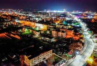 Красивые фотографии ночного зимнего Кобрина