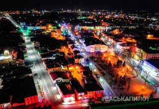 Полет над осенним Кобрином от Васьки-пилота