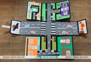 В конкурсе «Соблюдаем законы дорог!» среди победителей и кобринчане