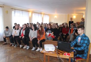 МЧС Кобрина встретилось со студентами колледжа