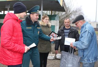 По маршруту безопасности в Кобрине прошли активисты