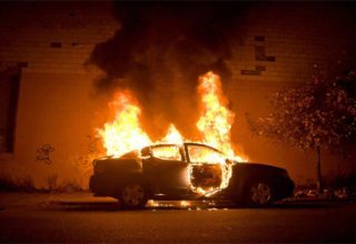 Житель Ивацевичей поджег иномарку, чтобы скрыть следы ее угона