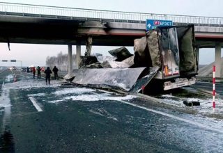 Более $57 500 взыскано с юрлица за повреждение путепровода