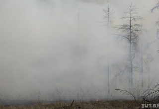 В Кобрине горел жилой дом