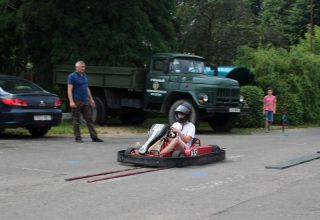 Соревнования по скоростному вождению карта в Кобрине