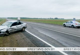 Столкновение с автомобилем кобринчанина в Дрочичинском райне