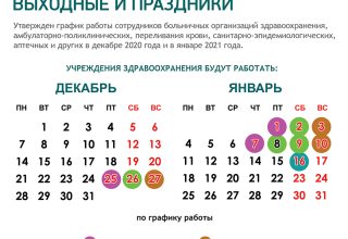 Утвержден график работы поликлиник в новогодние праздники