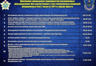 Как в Бресте пройдет День ВДВ 2 августа, программа мероприятий