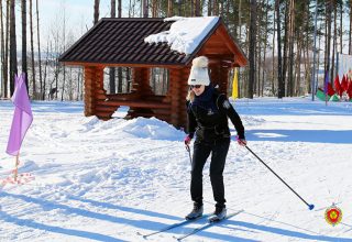 В чемпионате УГКСЭ Брестской области по лыжным гонкам — кобринчанка лучшая