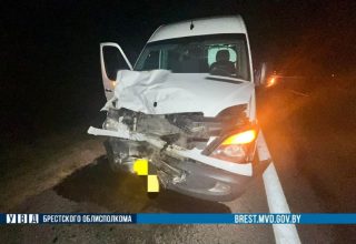 ДТП с маршруткой «Кобрин-Брест» — пострадали 2 человека