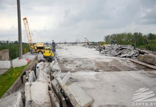 Видеосюжет о реконструкции моста в Кобрине