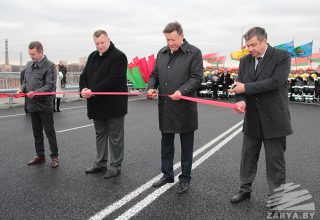В Кобрине после реконструкции открылся мост через реку Мухавец