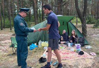 Предупредить беду: спасатели Кобринщины на суше, в воде и с воздуха