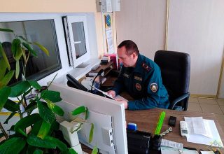 В Кобрине МЧС напомнило о пожарной безопасности