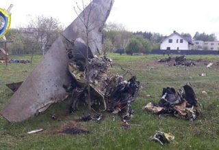 В Барановичах потерпел крушение самолет Як-130, погибли два летчика