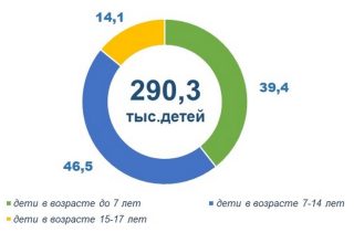 В Брестской области проживают более 290 тысяч детей
