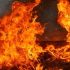Пожар в поле у деревни Патрики в Кобринском районе