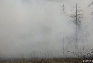 В Кобрине горел жилой дом